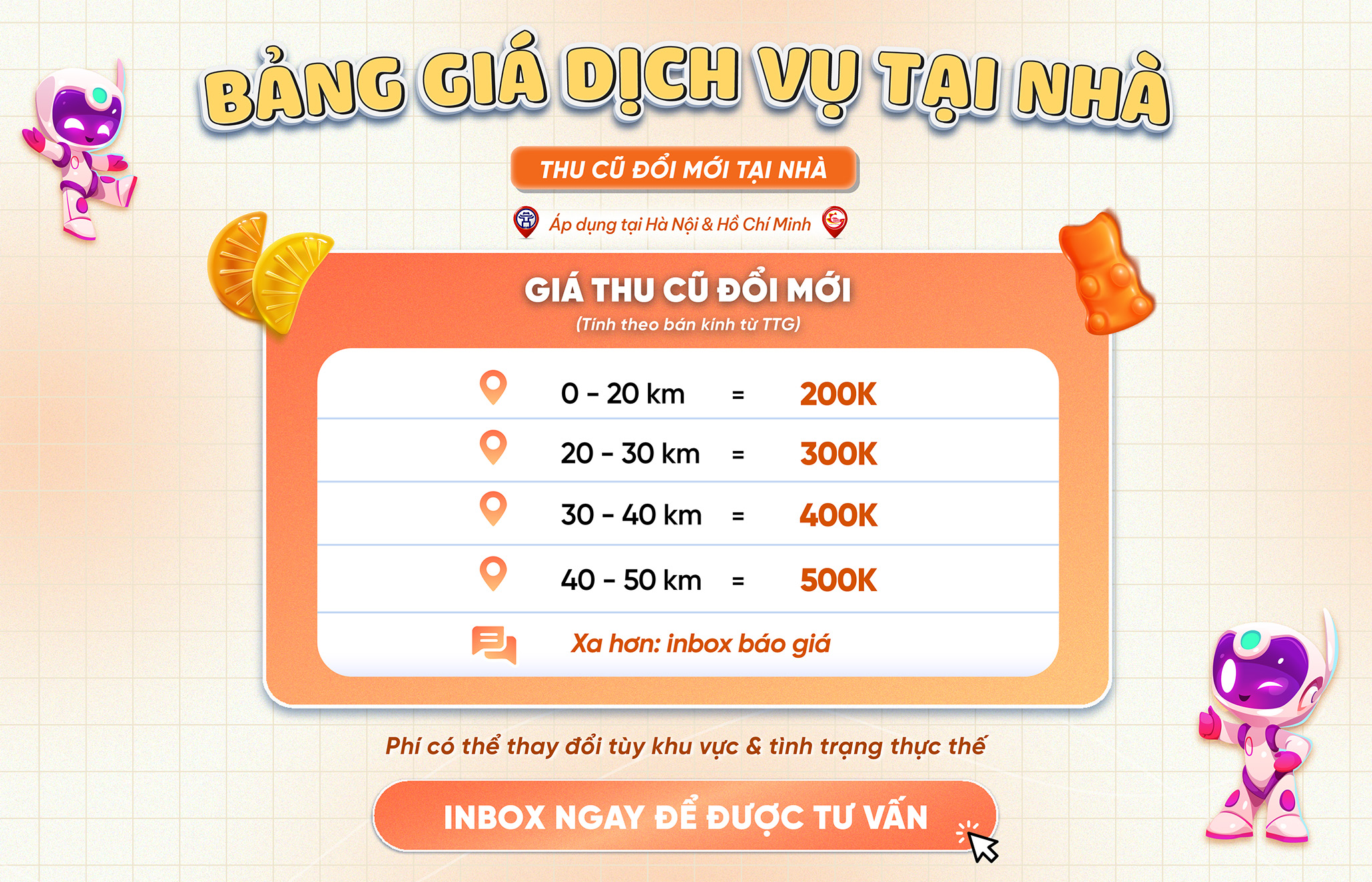 Thu cũ tận nơi, Lắp mới tận tay