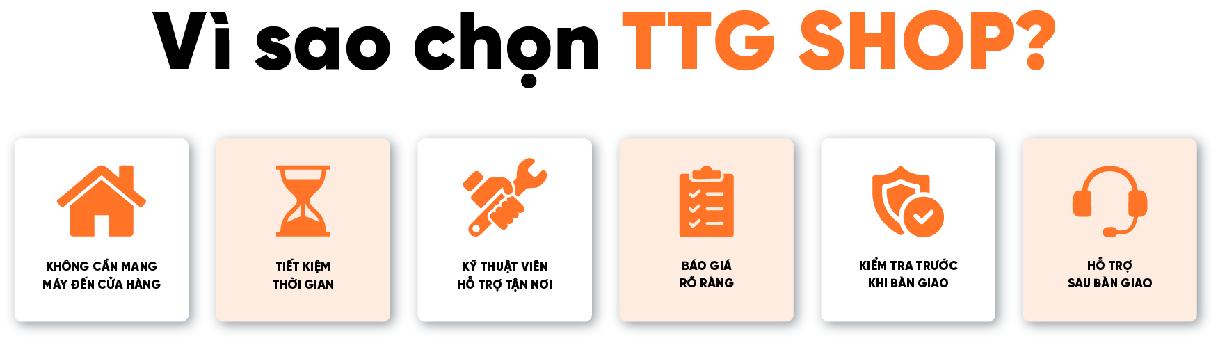 Thu cũ tận nơi, Lắp mới tận tay