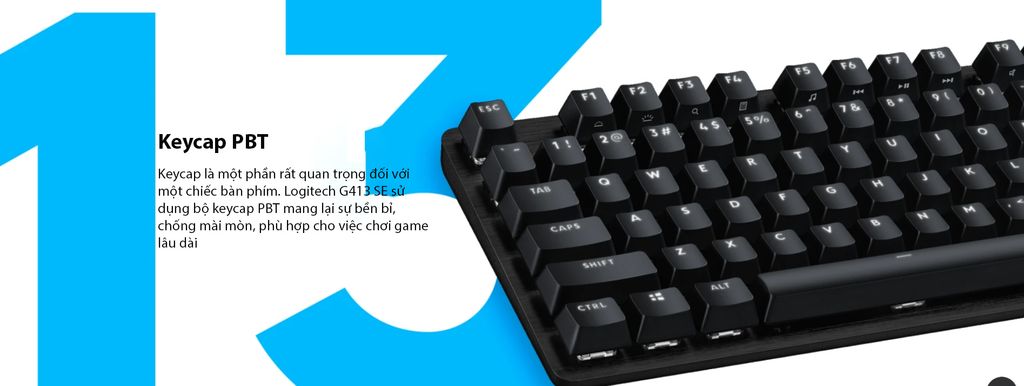 BÀN PHÍM CƠ LOGITECH G413 SE TKL TACTILE SW 3