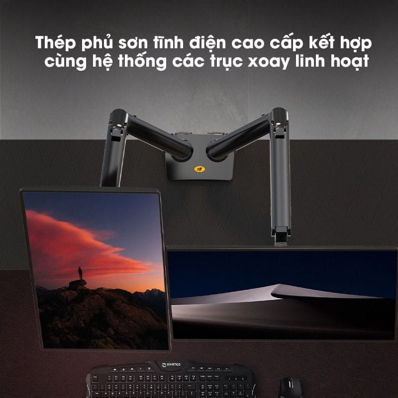 Giá Treo 2 Màn Hình North Bayou G55_3