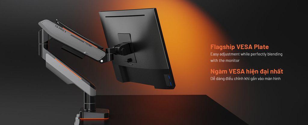 Giá đỡ màn hình HumanMotion T9 Pro II  mota_1