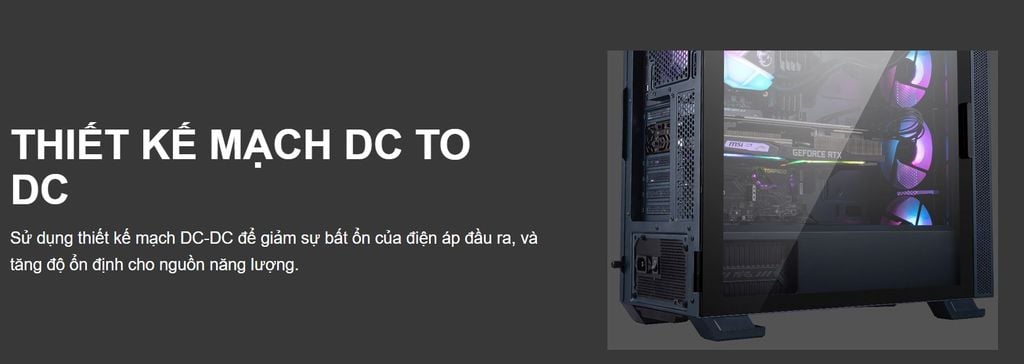 Nguồn Máy Tính MSI MAG A550BN 550W - 80 Plus Bronze 22