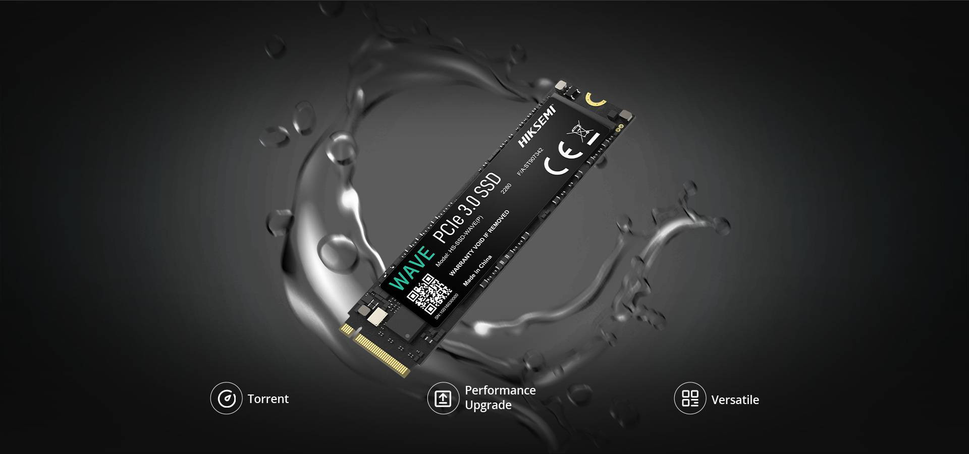 Ổ cứng SSD HIKSEMI WAVE 1TB M.2 2280 PCIe 3.0x4 (Đọc 2450MB/s, Ghi 2450MB/s)