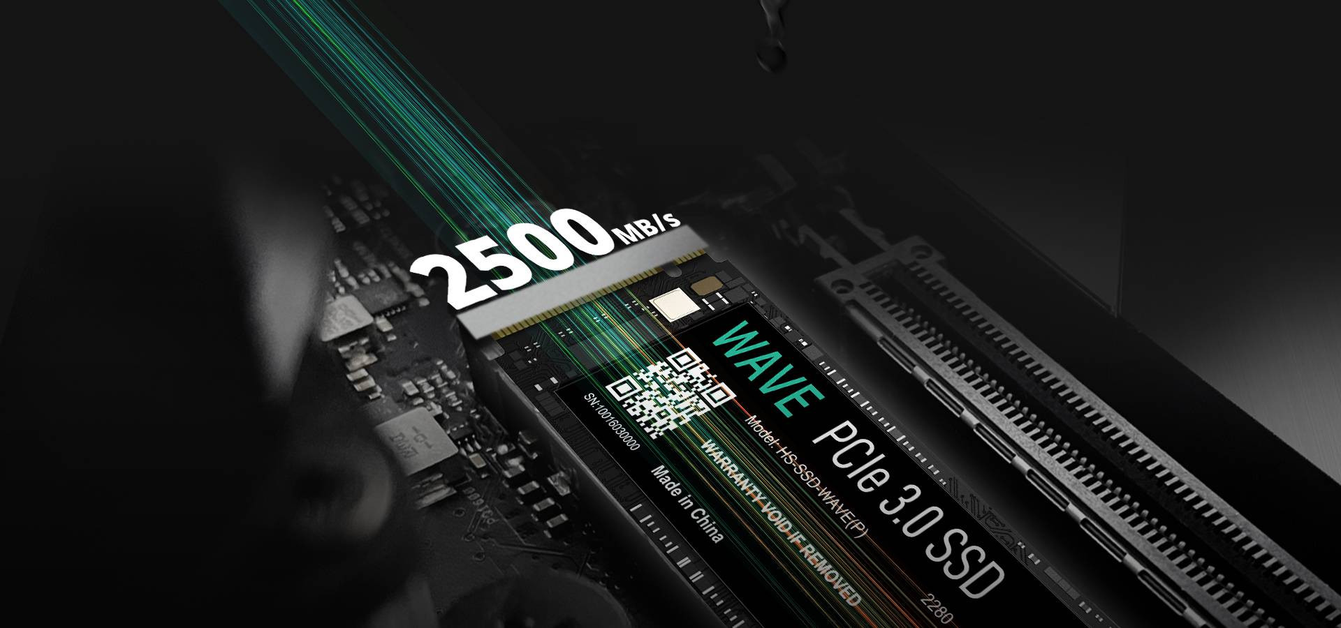 Ổ cứng SSD HIKSEMI WAVE 1TB M.2 2280 PCIe 3.0x4 (Đọc 2450MB/s, Ghi 2450MB/s)