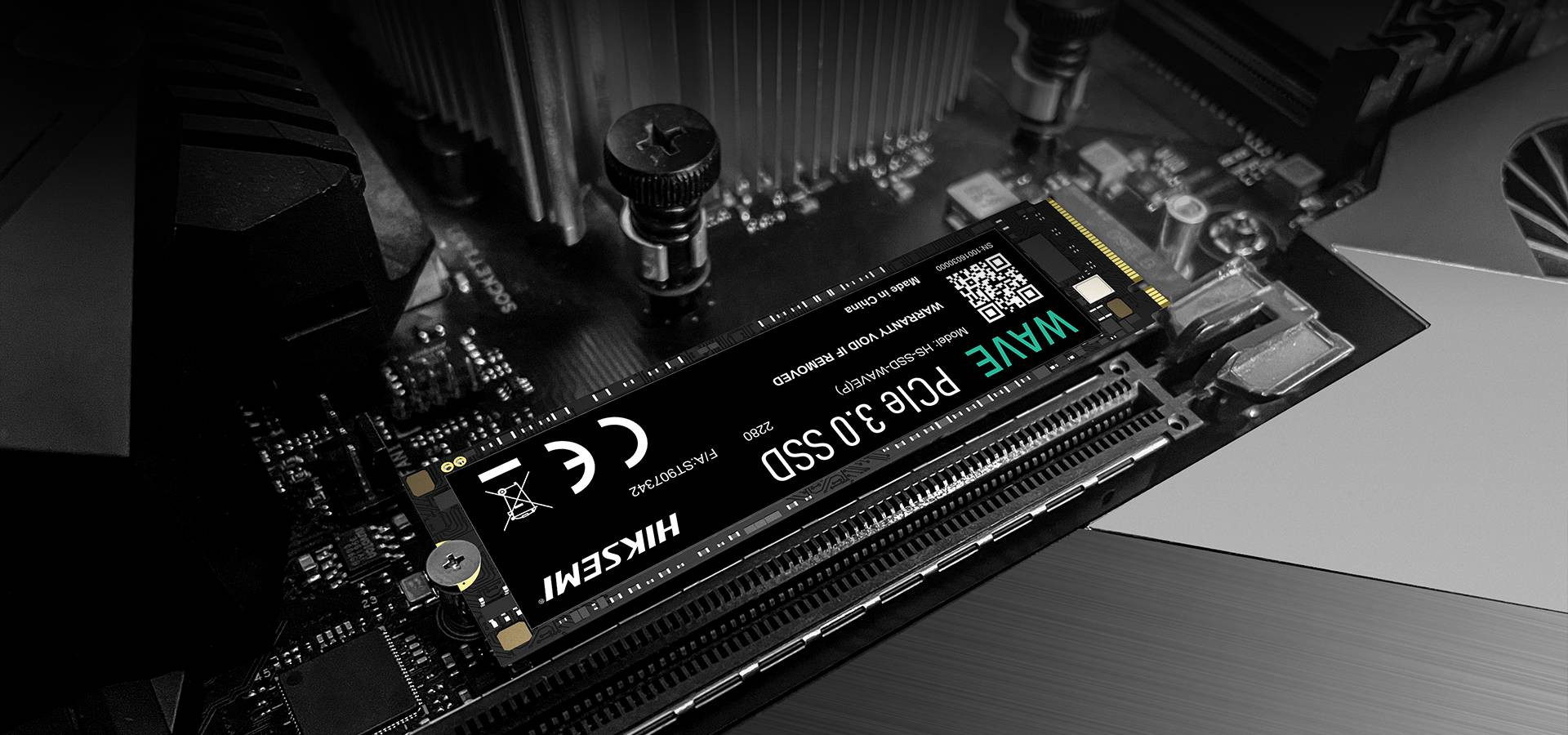 Ổ cứng SSD HIKSEMI WAVE 1TB M.2 2280 PCIe 3.0x4 (Đọc 2450MB/s, Ghi 2450MB/s)