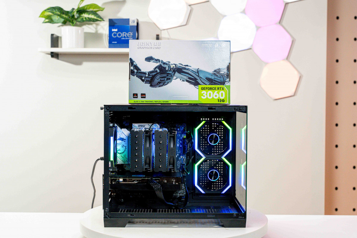 PC TTG DESIGNER -3D RENDER - EDIT VIDEO Ryzen 9 9900X - RTX 3060 12GB OC (All NEW - Bảo hành 36 tháng)