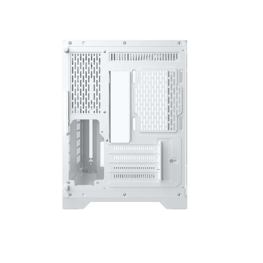 Vỏ Case XIGMATEK ALPHA - PANO M ARTIC WHITE ( MATX, Màu Trắng, Case Bể Cá)