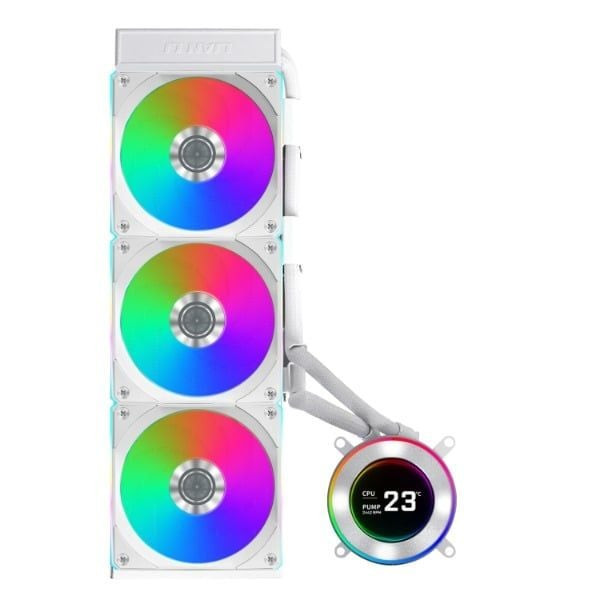 Tản nhiệt AIO Lian Li HydroShift LCD 360TL Wireless Fan White