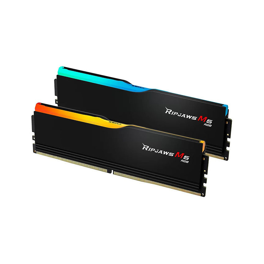 Ram Desktop Gskill RIPJAWS M5 RGB BLACK 32GB (2x16GB) Bus 5200MHz DDR5