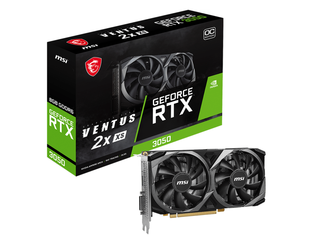 Card màn hình MSI GeForce RTX 3050 VENTUS 2X XS 8G OC