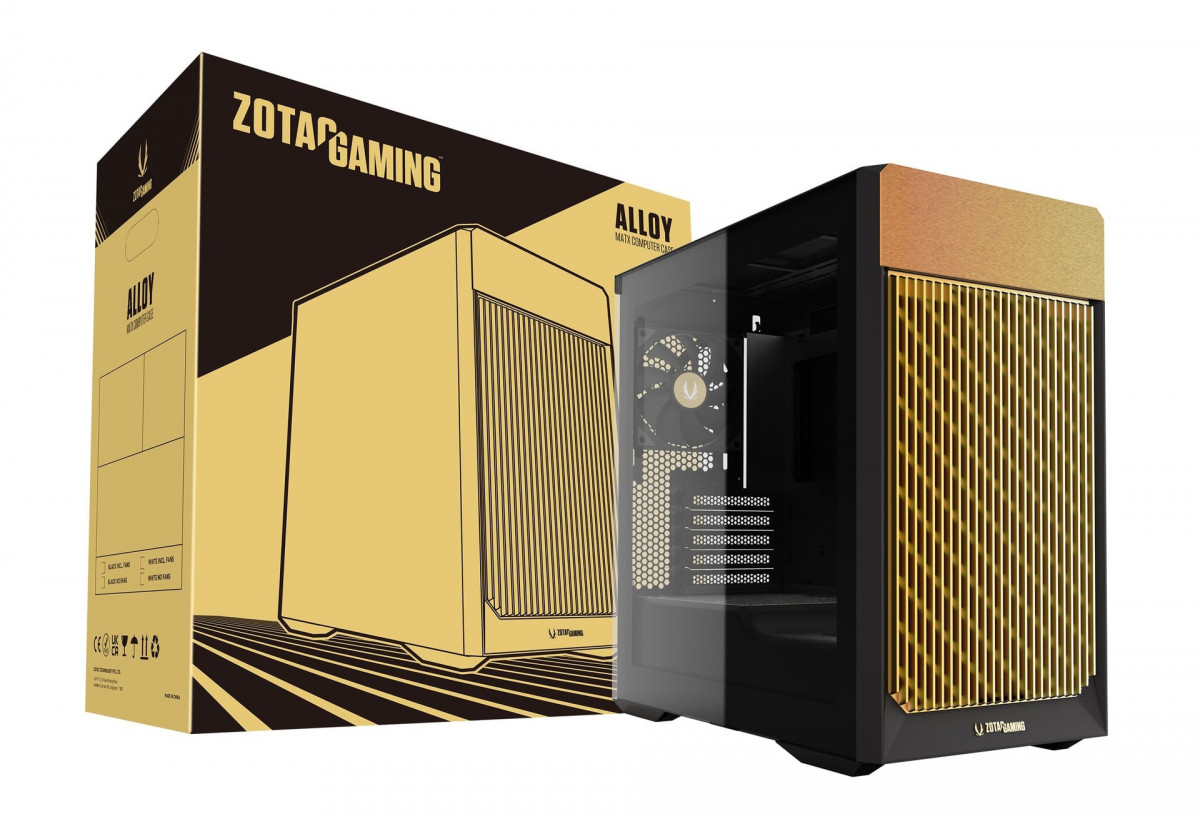 VỎ CASE ZOTAC GAMING ALLOY BLACK mATX
