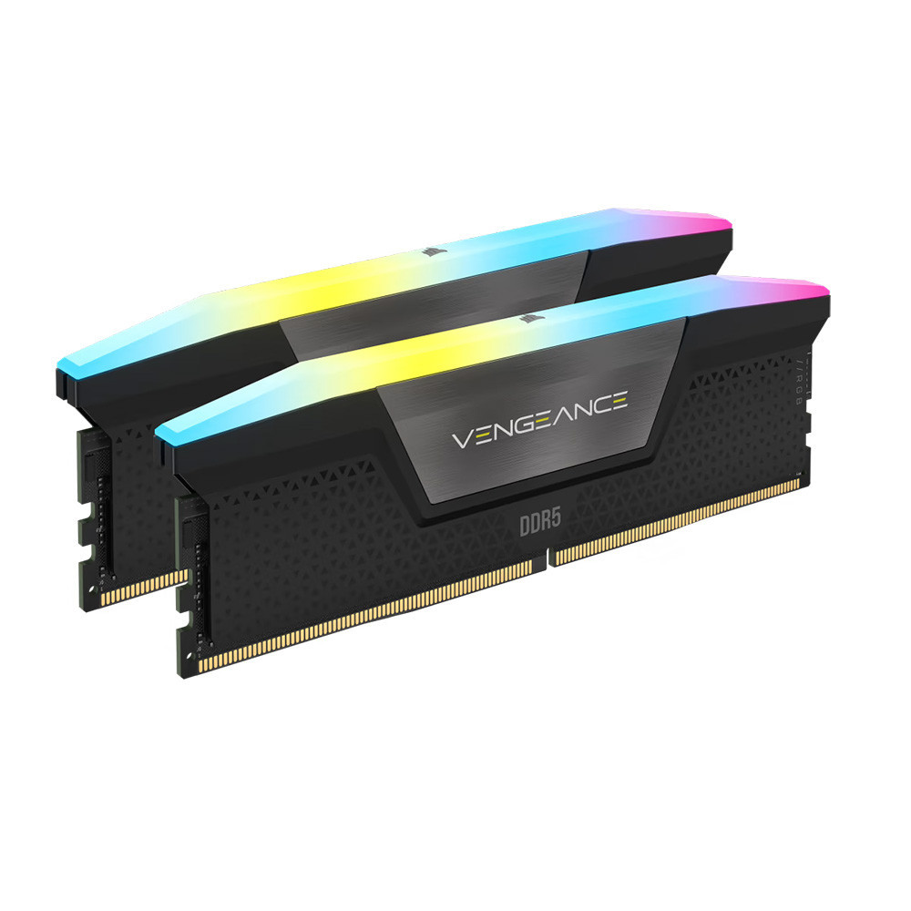 RAM PC CORSAIR VENGEANCE RGB 96GB (2x48GB) DDR5 6000Mhz (CMH96GX5M2E6000C36)
