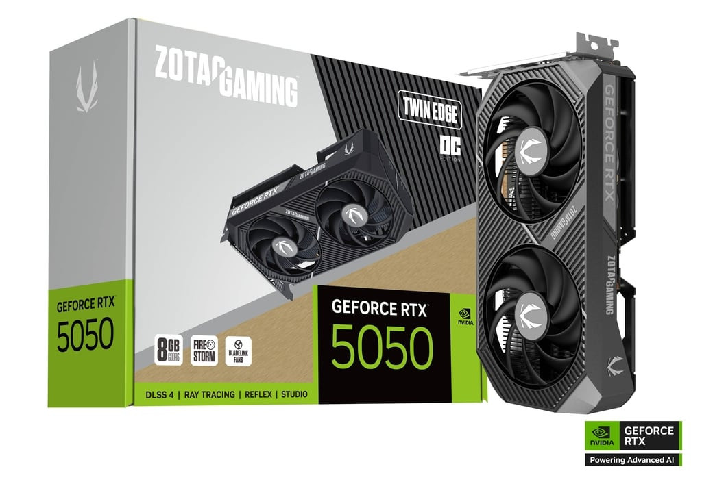 Card màn hình ZOTAC GAMING GeForce RTX 5050 8GB Twin Edge OC
