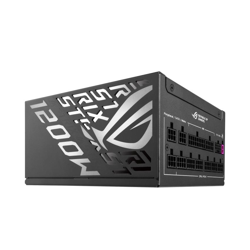 Nguồn máy tính ASUS ROG STRIX GAMING 1200P (1200W, ATX 3.1, PCIe 5.0, 80 Plus Plantinum, Full Modular, 10 năm bảo hành)