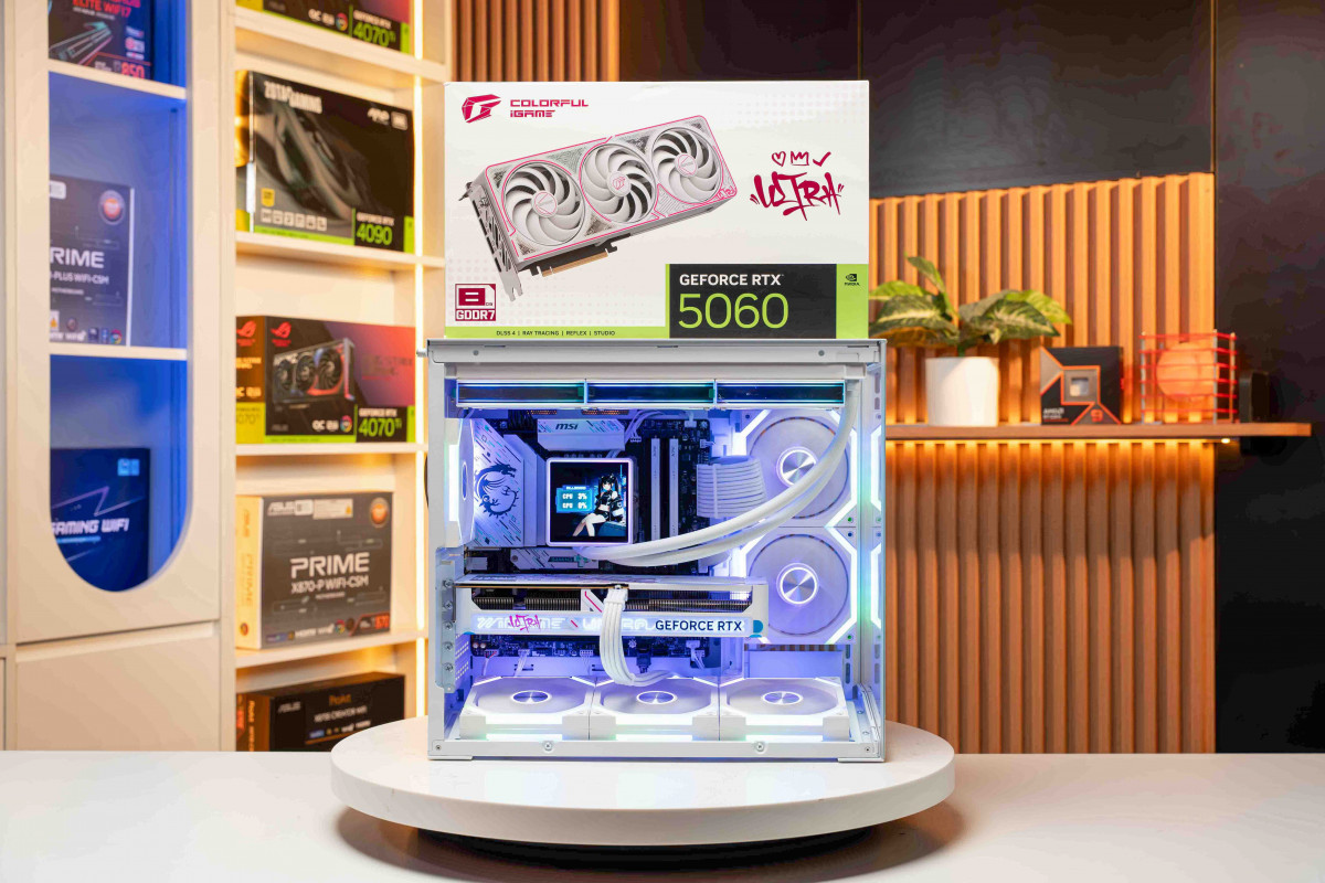 PC TTG GAMING LUXURY i5 14600KF - RTX 5060 8GB OC WHITE