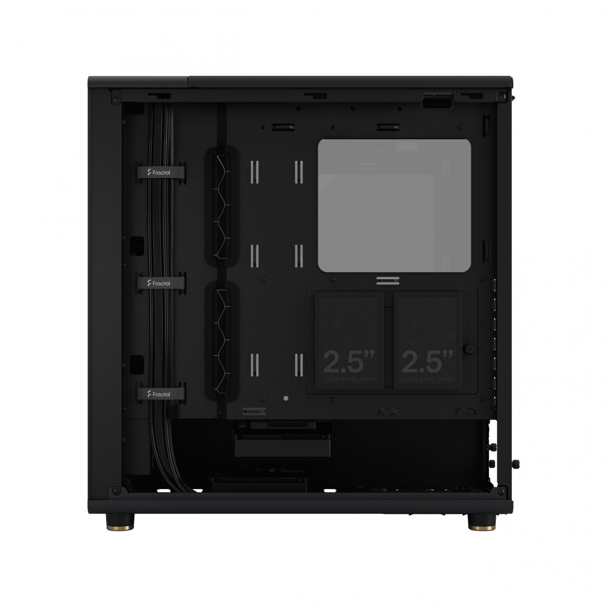Vỏ Case Fractal Design North Charcoal Black TG Dark (ATX/Mid Tower/Màu Đen)