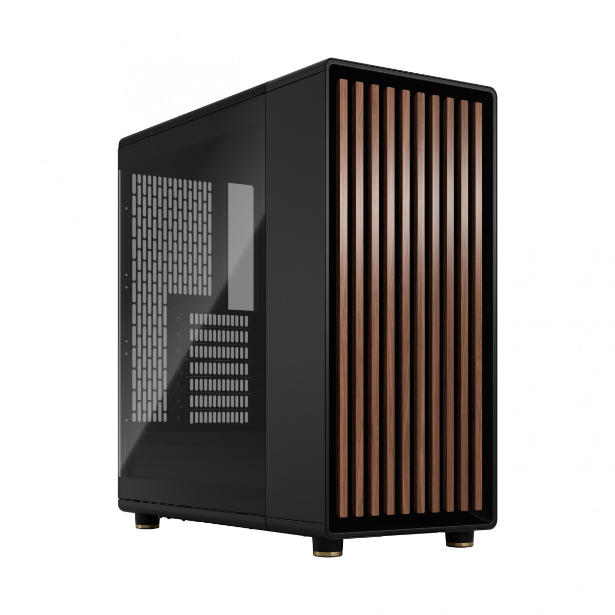Vỏ Case Fractal Design North Charcoal Black TG Dark (ATX/Mid Tower/Màu Đen)