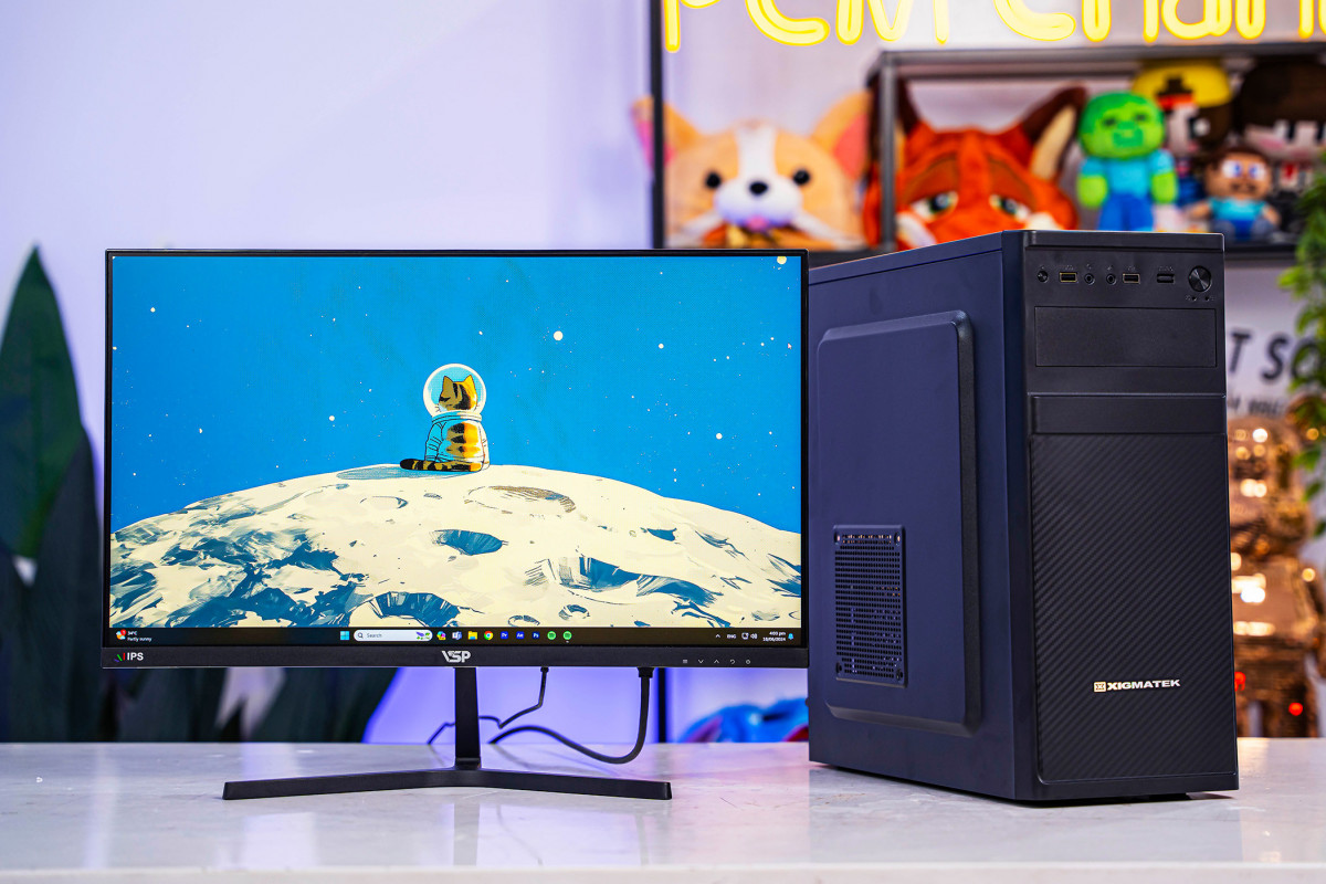 PC TTG OFFICE Core i5 14400 - RAM 8GB- SSD 256GB - Kèm Màn hình