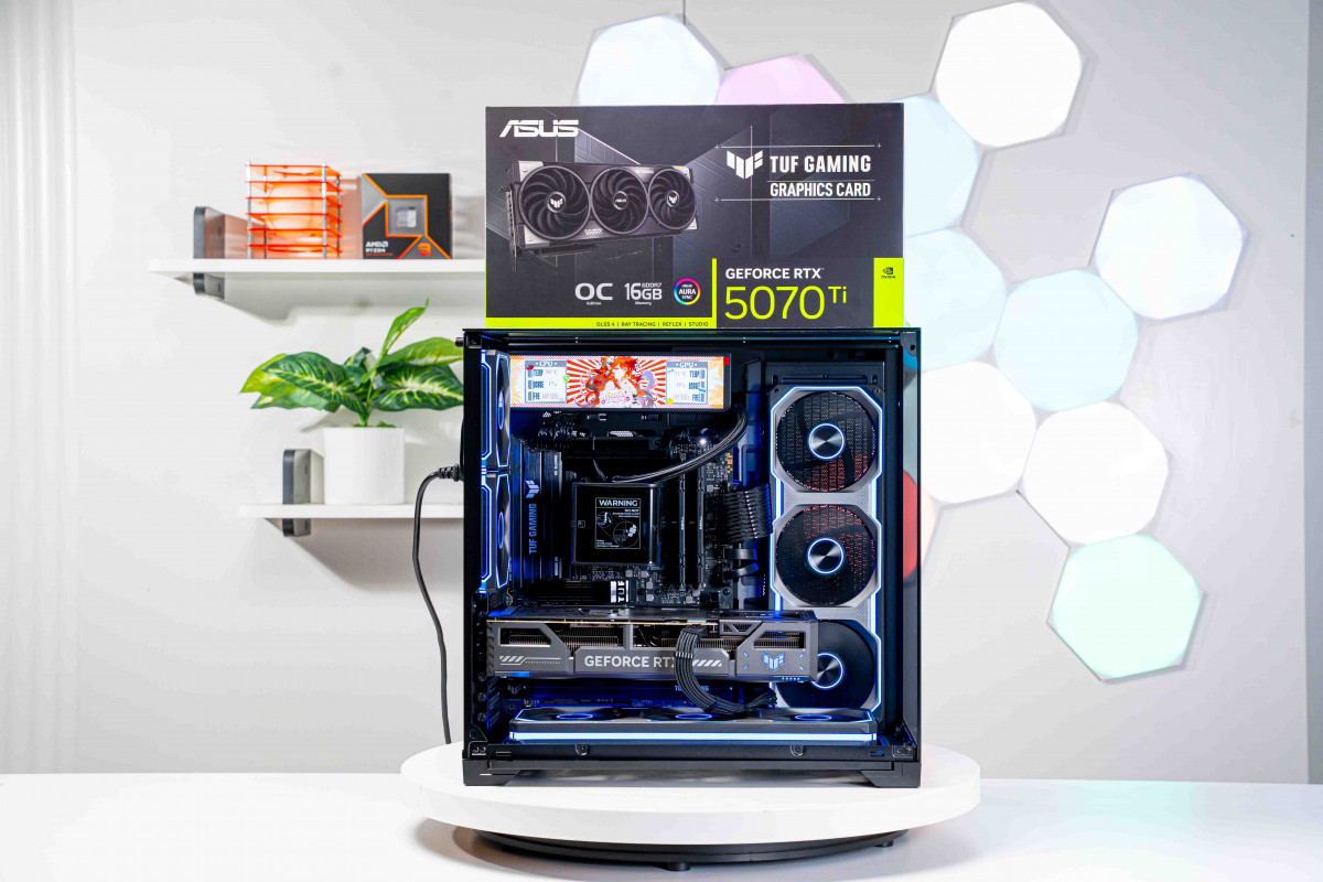 PC TTG TUF GAMING LUXURY ULTRA 7 270K PLUS - RTX 5070 Ti 16GB OC BLACK