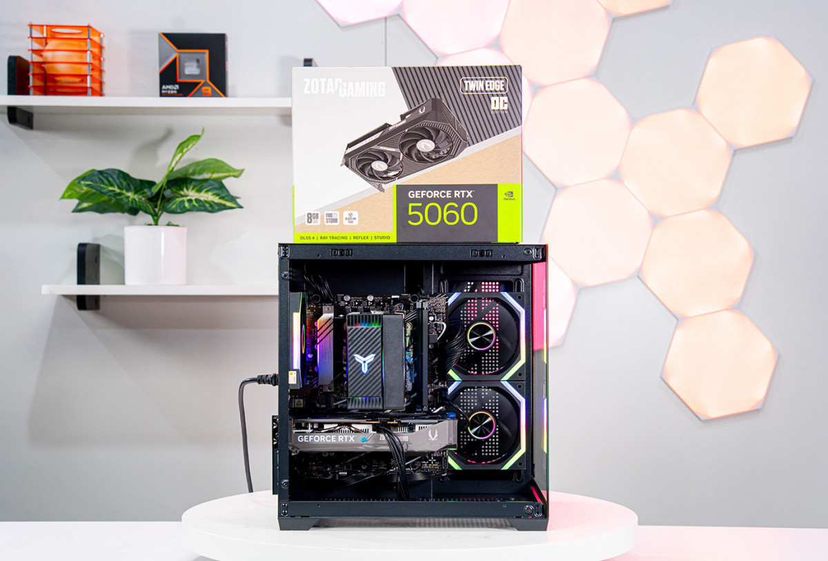 PC TTG AMD Ryzen 5 5500X3D - RTX 5060 8GB OC