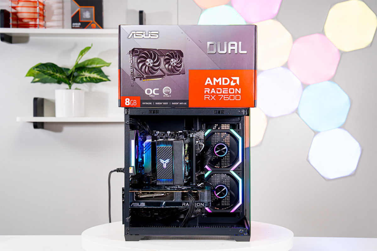 Full Bộ PC TTG Gaming Kèm Màn Hình ( i5 12400F | 16GB DDR4 | RX 7600 8GB OC | Màn hình 25 inch)