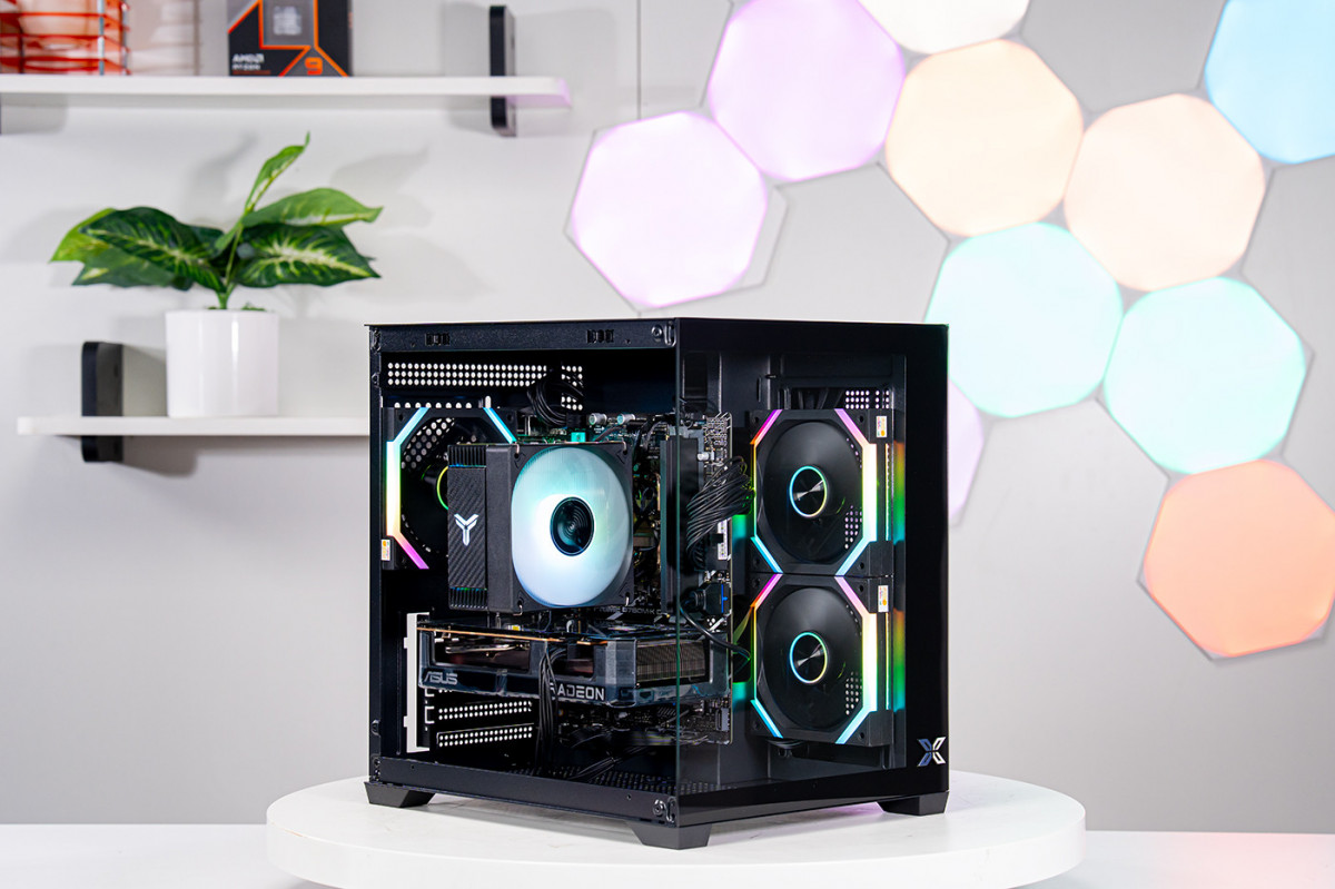 Full Bộ PC TTG Gaming Kèm Màn Hình ( i5 12400F | 16GB DDR4 | RX 7600 8GB OC | Màn hình 25 inch)