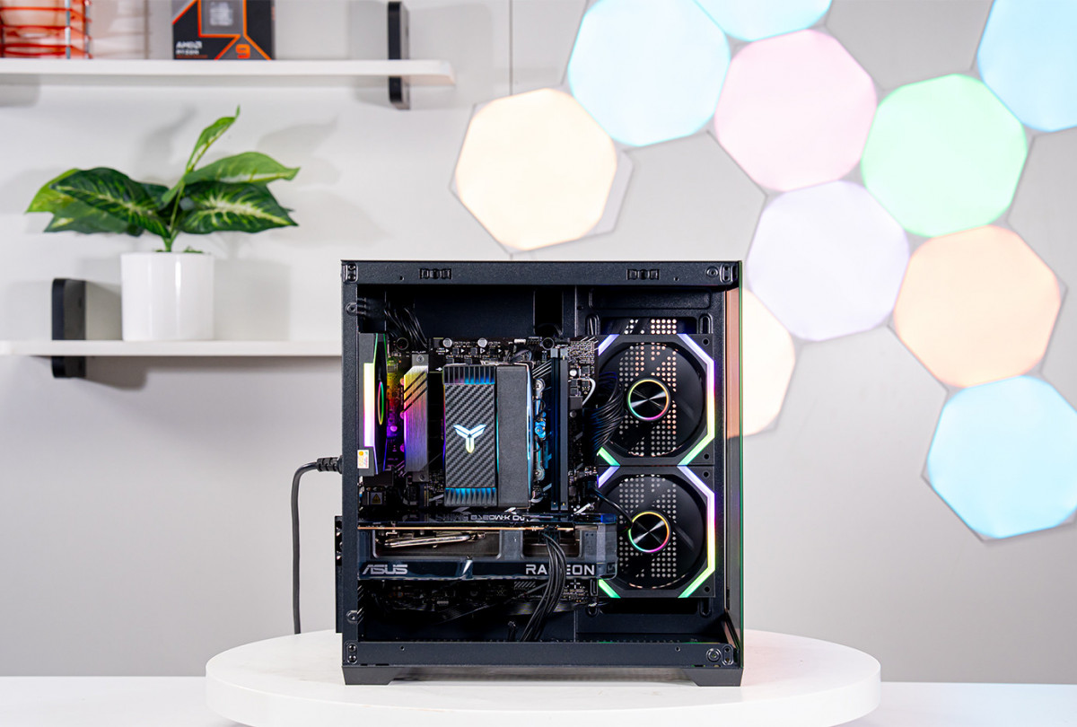 Full Bộ PC TTG Gaming Kèm Màn Hình ( i5 12400F | 16GB DDR4 | RX 7600 8GB OC | Màn hình 25 inch)