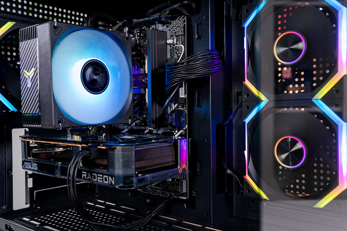 Full Bộ PC TTG Gaming Kèm Màn Hình ( Ryzen 5 7500F | 16GB DDR5 | RX 7600 8GB OC | Màn hình 25 inch)