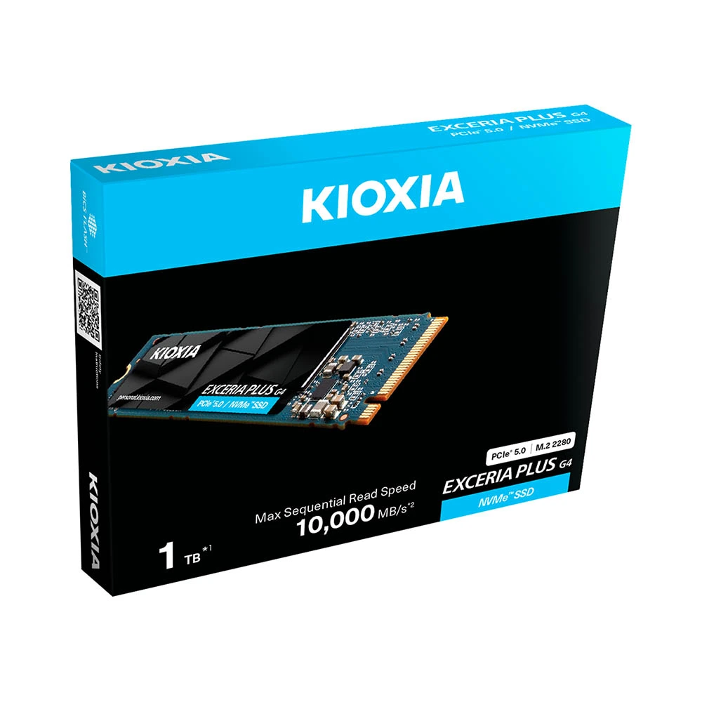 Ổ cứng SSD Kioxia Exceria Plus G4 1TB M.2 PCIe Gen5 x4 (Đọc 10000MB/s - Ghi 7900MB/s)
