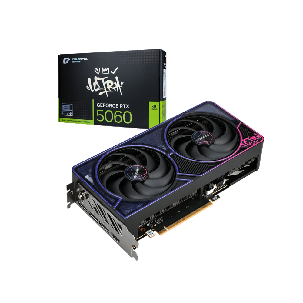 Cạc màn hình Colorful iGame GeForce RTX 5060 Ultra DUO OC 8GB-V