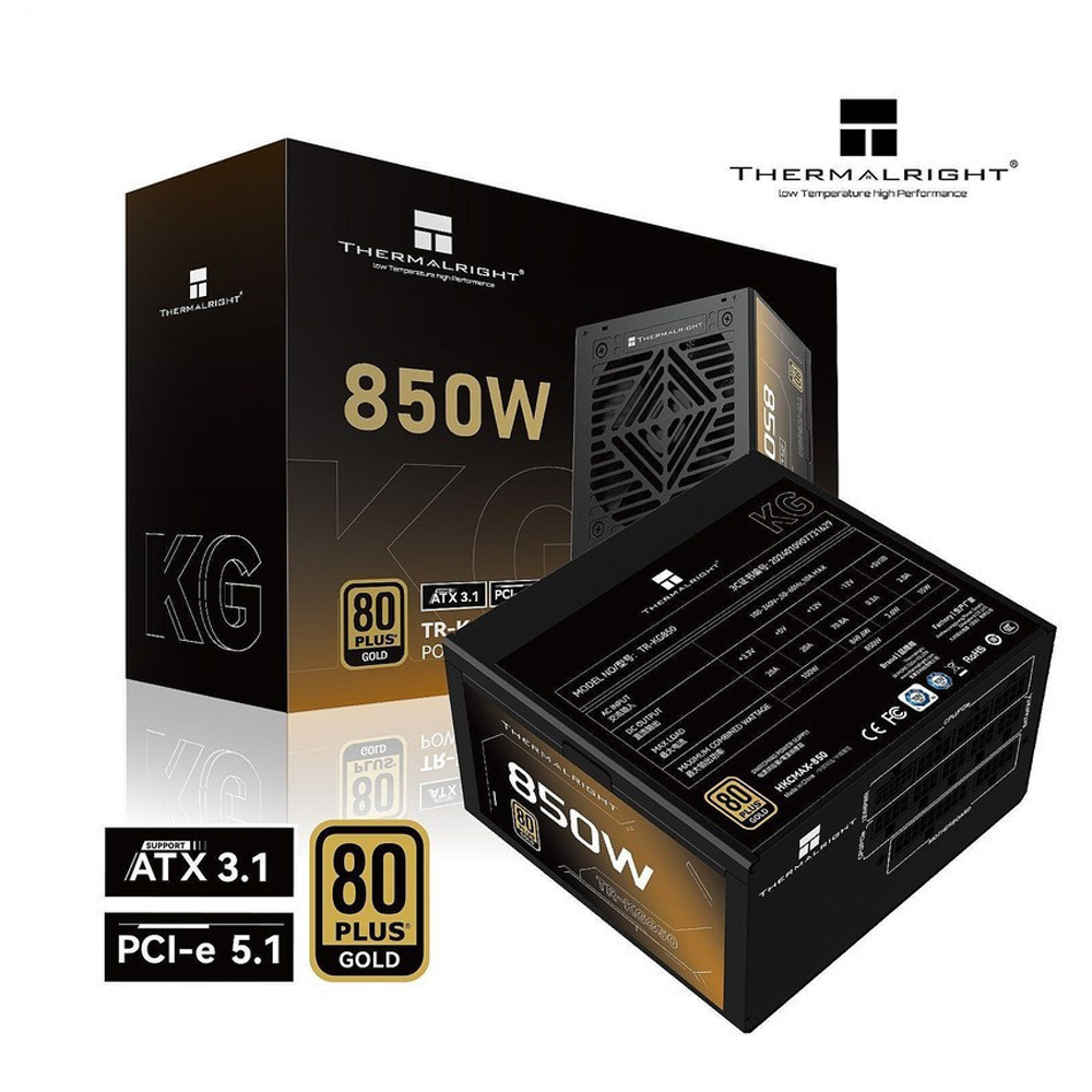 Nguồn máy tính Thermalright TR-KG850 850W 80 Plus Gold