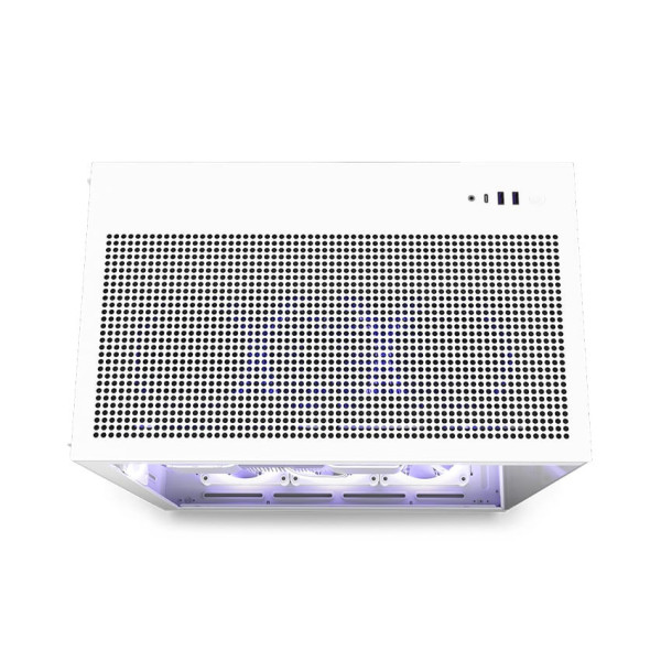 Vỏ máy tính NZXT H9 Flow White (CM-H91FW-01) (Mid Tower/Màu Trắng) - BH 24 tháng