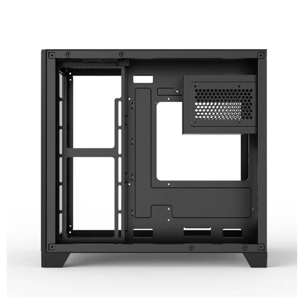 Vỏ Case VITRA CRYSTAL S1 BLACK M-ATX  (Mini Tower/Màu Đen)