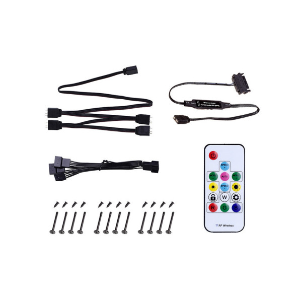 Fan Case ID Cooling DF-12025-ARGB TRIO SNOW 3pcs Pack