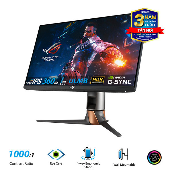 Màn hình Asus ROG SWIFT 360Hz PG259QN 24.5 inch FHD IPS