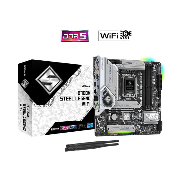 Mainboard ASROCK B760M Steel Legend WiFi DDR5