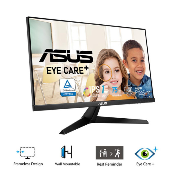 Màn hình Asus VY249HE (23.8inch/FHD/IPS/75Hz/1ms/250nits/HDMI+VGA+Audio/FreeSync)