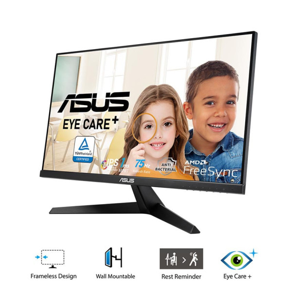 Màn hình Asus VY249HE (23.8inch/FHD/IPS/75Hz/1ms/250nits/HDMI+VGA+Audio/FreeSync)