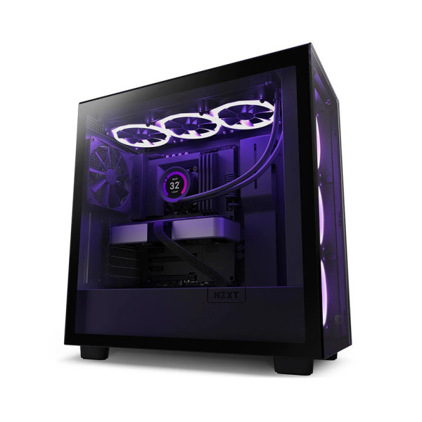 Vỏ máy tính NZXT H7 Elite Black (Mid Tower/Màu Đen)