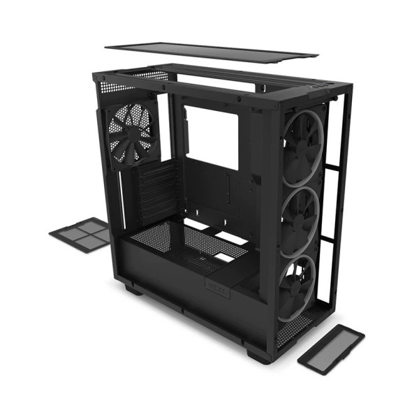 Vỏ máy tính NZXT H7 Elite Black (Mid Tower/Màu Đen)