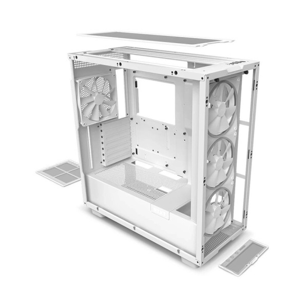 Vỏ máy tính NZXT H7 Elite White (Mid Tower/Màu Trắng)