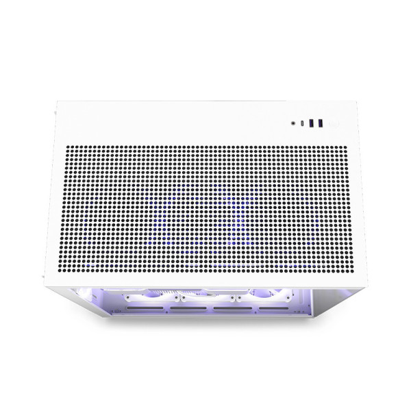 Vỏ máy tính NZXT H9 Flow White (Mid Tower/Màu Trắng)
