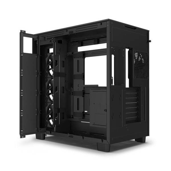 Vỏ máy tính NZXT H9 Flow Black (Mid Tower/Màu Đen)