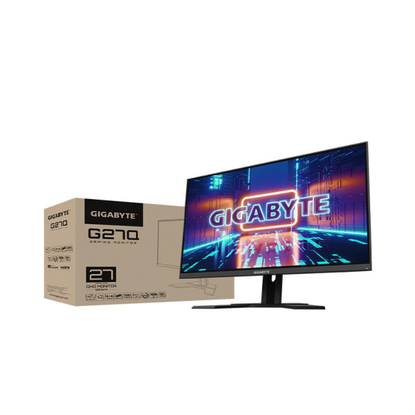 Màn hình Gigabyte G27Q-EK (27inch /QHD/ IPS/ 144hz/ 1ms/ 350nits/ HDMI+DP+Audio)