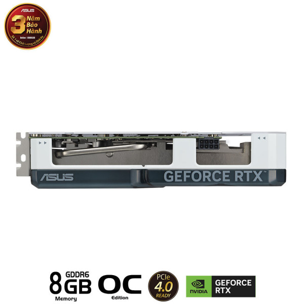 CARD MÀN HÌNH ASUS DUAL-RTX 4060 TI-O8G-GAMING WHITE