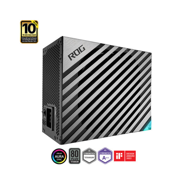 NGUỒN ASUS ROG THOR - 1600T GAMING TITANIUM - 1600W ( 80 PLUS Titanium / Full Modular)