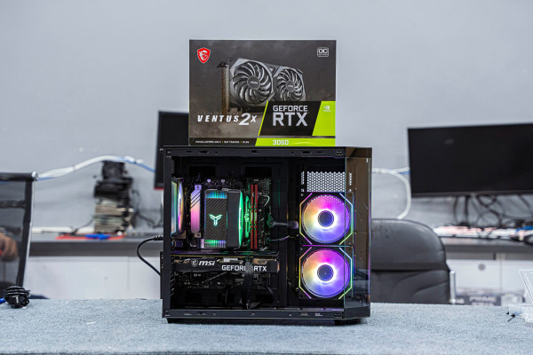 PC CHƠI GAME HIỆU SUẤT CAO RTX 3060 12GB - i5 12400F -SL: 12 Slots Order 6 Hà Nội  - HCM 6 slots