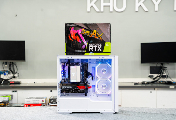 PC CHƠI GAME HIỆU SUẤT CAO RTX 3060 12GB - i5 12400F -SL: 12 Slots Order 6 Hà Nội  - HCM 6 slots