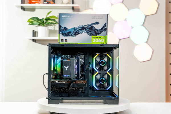 PC CHƠI GAME HIỆU SUẤT CAO RTX 3060 12GB - i5 12400F -SL: 12 Slots Order 6 Hà Nội  - HCM 6 slots