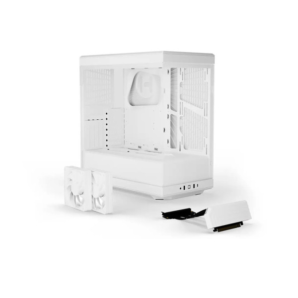Vỏ Case HYTE Y40 Snow White (ATX, 2 Fan, Cable PCIe 4.0)